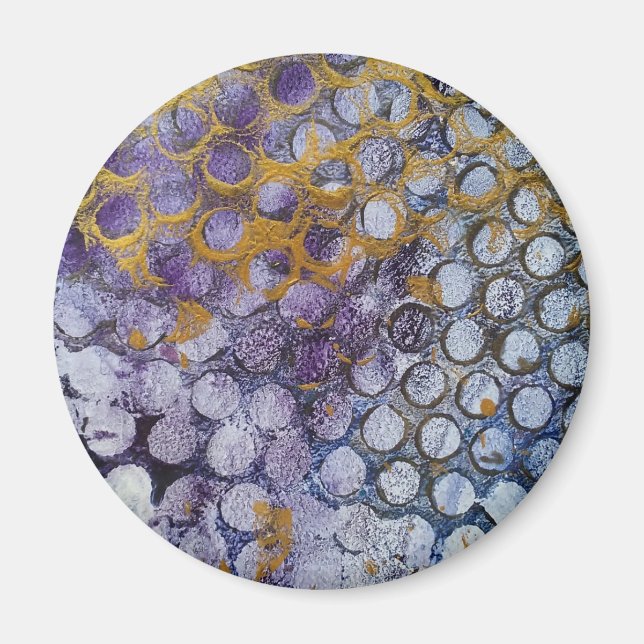 Dotty Spotty Abstract Magnet (Front)
