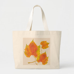 Dotty Spotty Fall on a Jumbo Tote 