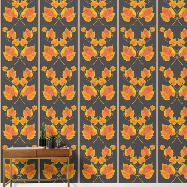Dotty Spotty Fall on a  Wallpaper (Hallway)