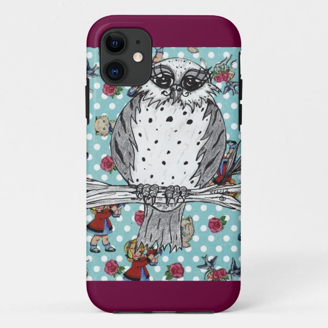 Dotty the Owl 4 iPhone 5 Case (Back)
