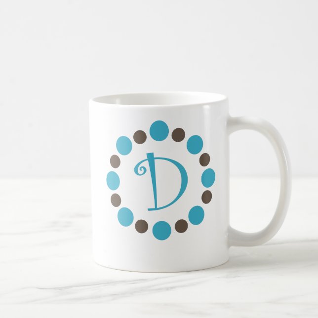 Dotz Inital Mug "D" (Right)