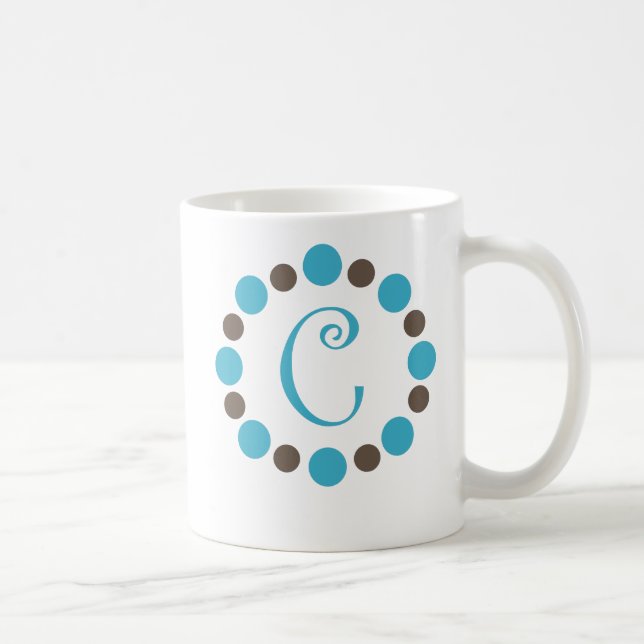 Dotz Initial Mug "C" (Right)