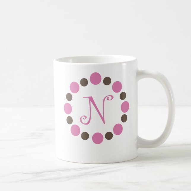 Dotz Initial Mug "N" (Right)