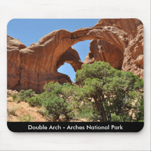 Double Arch - Arches National Park Mouse Pad