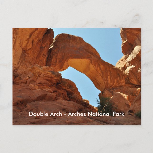 Double Arch - Arches National Park Postcard (Front)