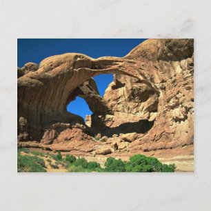 Double Arch, Arches National Park, Utah Postcard