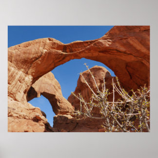 Double Arch at Arches National Park Poster