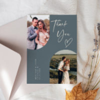 Double Arch Slate Wedding Photo