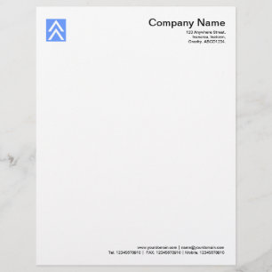 Double Arrow - Baby Blue Letterhead