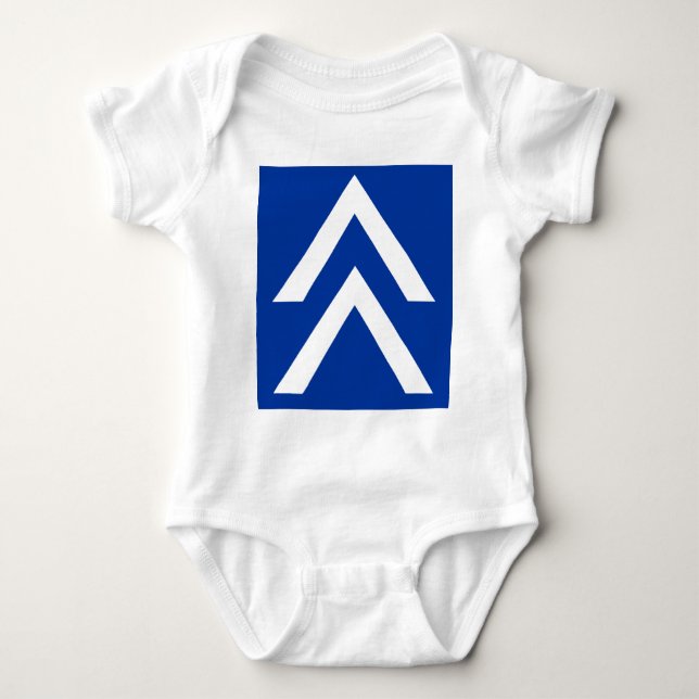 Double Arrow Baby Bodysuit (Front)