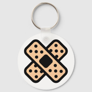 double band-aid key ring