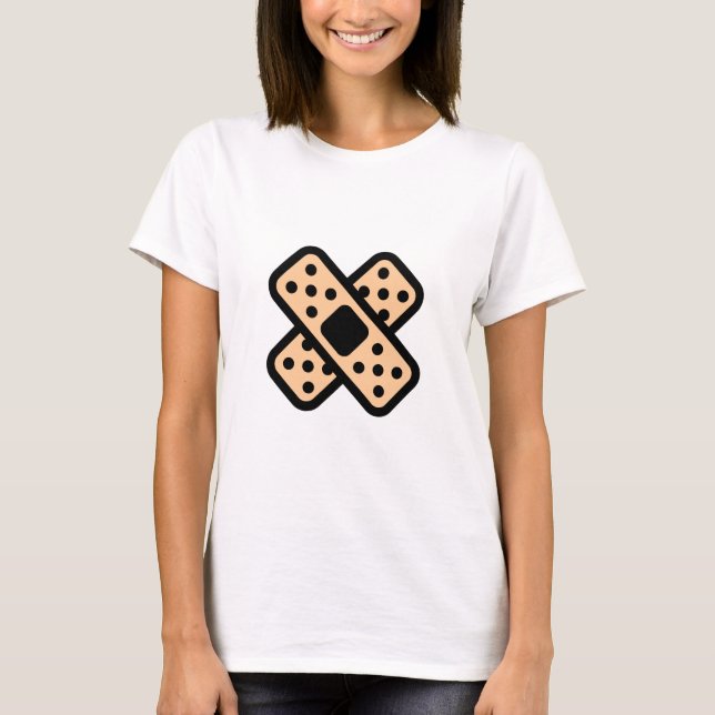 double band-aid T-Shirt (Front)