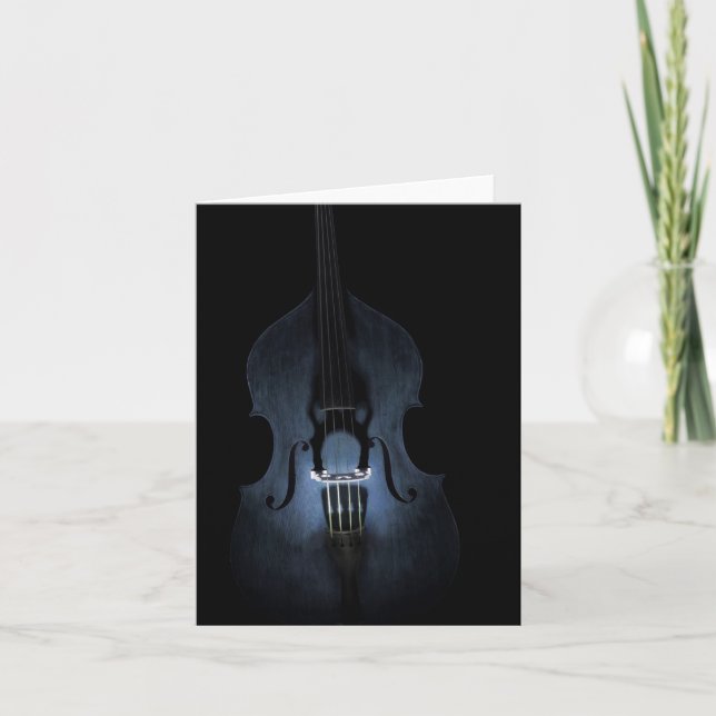 Double Bass blues Card (Front)