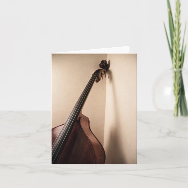 Double bass card (Front)