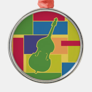 Double Bass Colorblocks Ornament