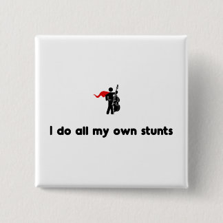 Double Bass Hero 15 Cm Square Badge