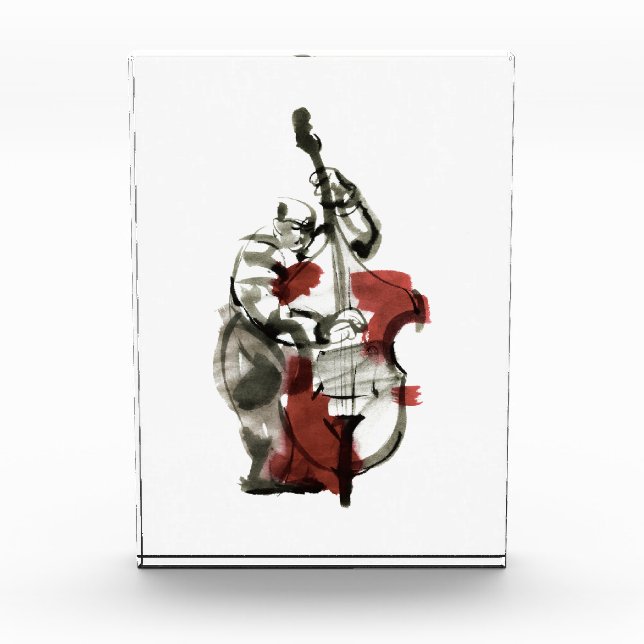 Double bass player photo block (Front)