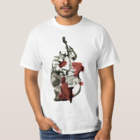 Double bass player