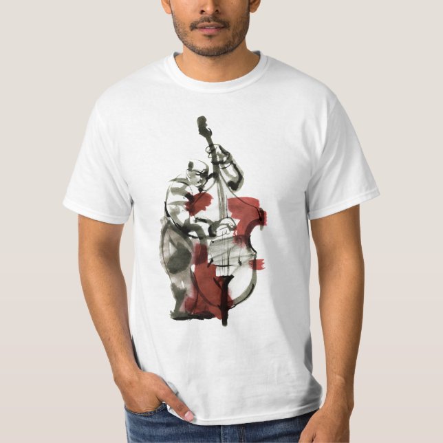 Double bass player T-Shirt (Front)