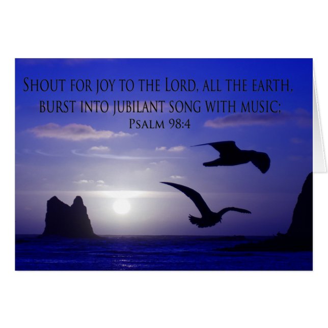 double bird blues shout to the Lord card (Front Horizontal)