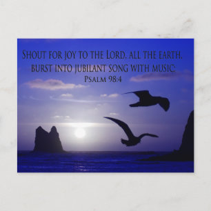 double bird blues shout to the Lord postcard