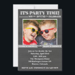 Double Birthday Invitation | Joint Invitation<br><div class="desc">Double Birthday Invitation
Joint Birthday Invitation
All designs are © NOTHING PANDA LLC</div>