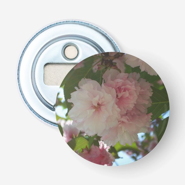 Double Blossoming Cherry Tree I Spring Floral Bottle Opener (Front)