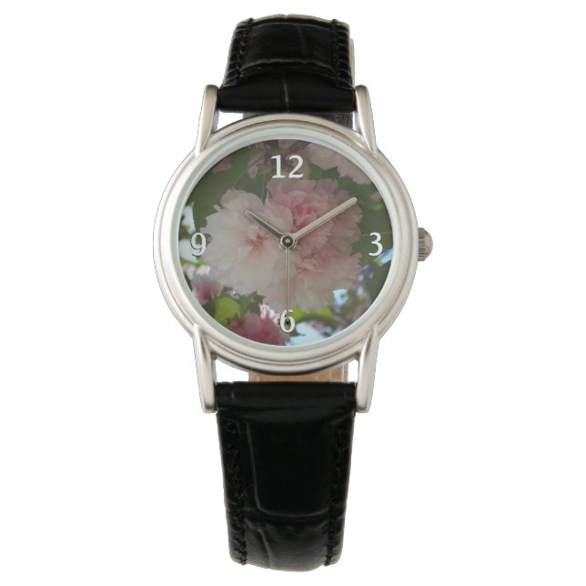 Double Blossoming Cherry Tree I Spring Floral Watch (Front)