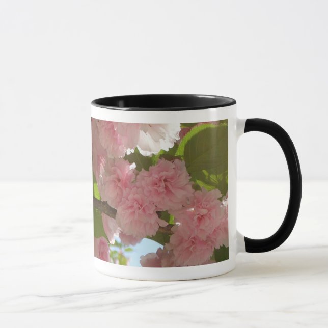 Double Blossoming Cherry Tree III Spring Floral Mug (Right)