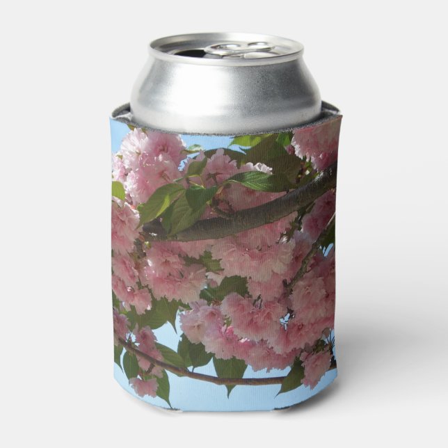 Double Blossoming Cherry Tree IV Spring Can Cooler (Can Front)