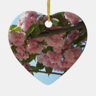 Double Blossoming Cherry Tree IV Spring Ceramic Tree Decoration