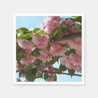 Double Blossoming Cherry Tree IV Spring Napkin