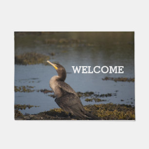 Double breasted cormorant doormat