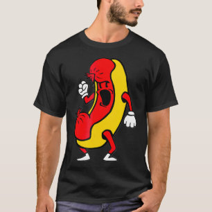 Double Breve Angry Hot Dog Man T-Shirt