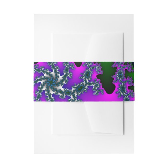 Double Burst Invitation Belly Band (Front Example)