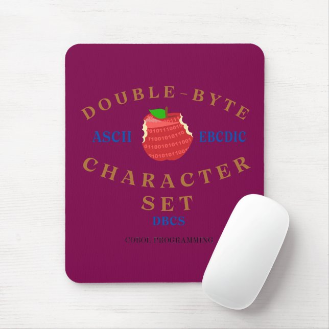 Double-byte Character Set in Cobol Programming Mouse Pad (With Mouse)
