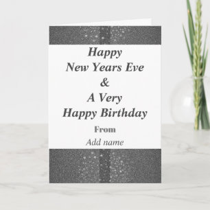double card and happy new year