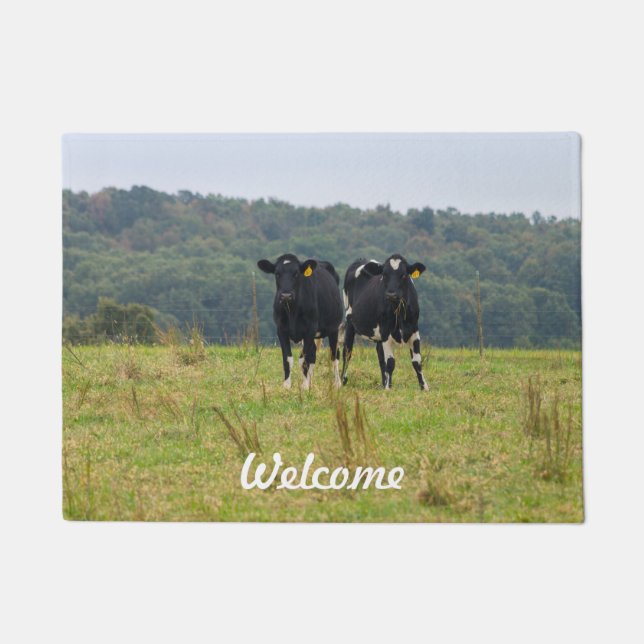 Double Cattle Troube Doormat (Front)