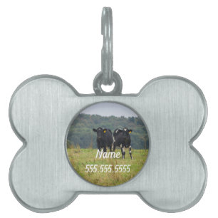 Double Cattle Trouble Pet ID Tag