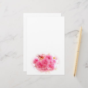 Double Cherry Blossom: Sato-zakura Stationery