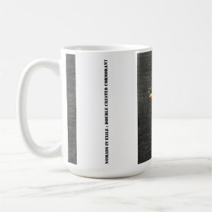 Double Crested Cormorant & the impact of Red Tide Coffee Mug