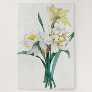 Double Daffodil,  Pierre-Joseph Redouté, 1827 Jigsaw Puzzle