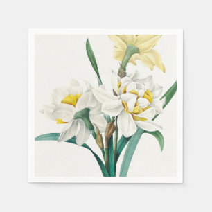 Double Daffodil, Pierre-Joseph Redouté, 1827 Napkin
