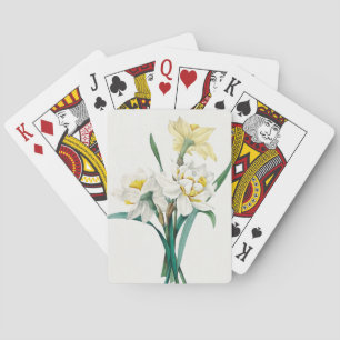 Double Daffodil, Pierre-Joseph Redouté, 1827 Playing Cards