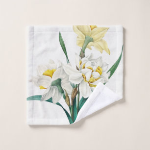 Double Daffodil, Pierre-Joseph Redouté, 1827 Wash Cloth