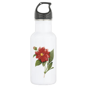 double dahlia(Dahlia sp.) by Redouté 532 Ml Water Bottle