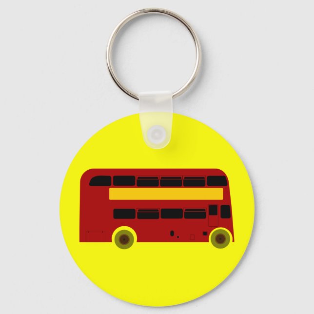 Double Deck Bus Key Ring (Front)