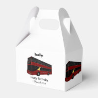 Double-decker bus cartoon illustration