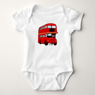 Double Decker Crawler Baby Bodysuit