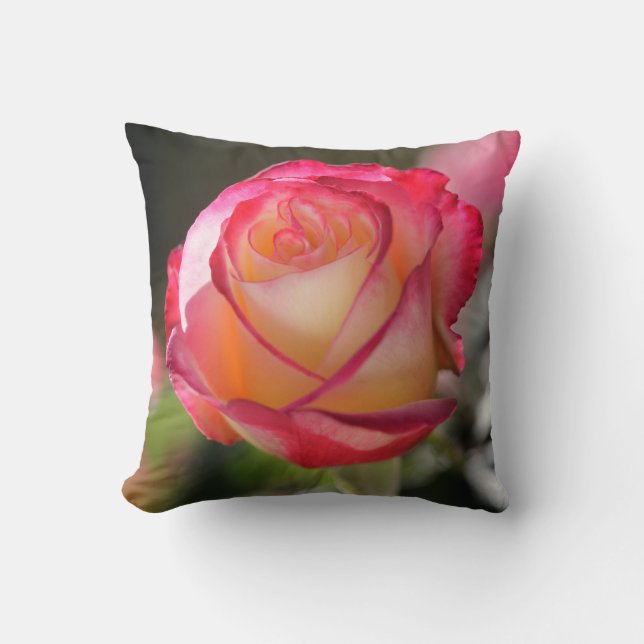 Double Delight Rose Cushion (Front)